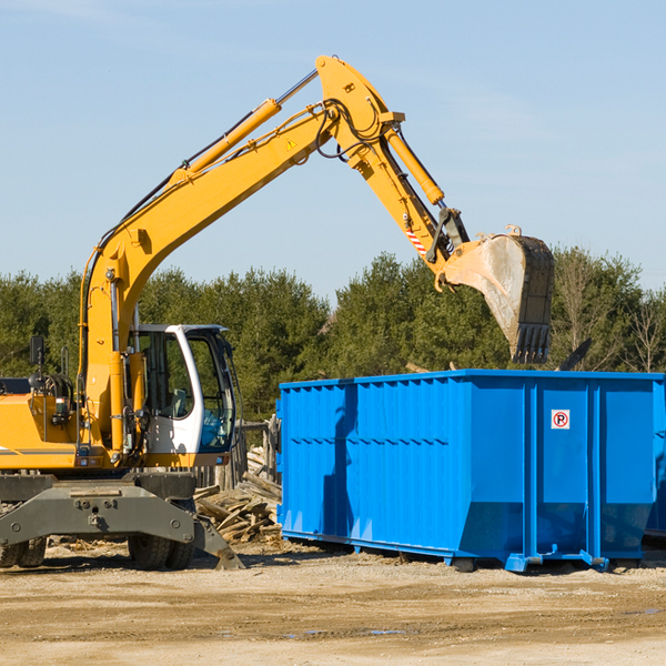 how many times can i have a residential dumpster rental emptied in Palmyra